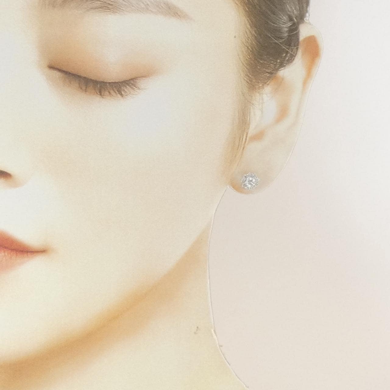 PT900 ダイヤモンド ピアス 0.70CT