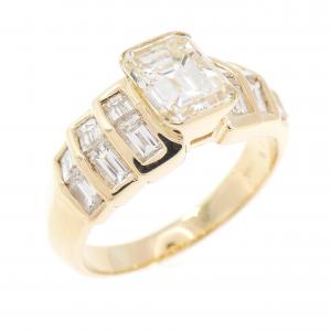 K18YG ダイヤモンド リング 1.159CT