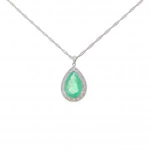 PT900/PT850 エメラルド ネックレス 4.64CT