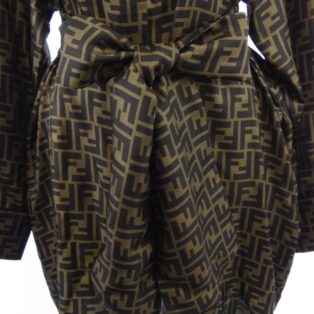 フェンディ FENDI ブラウンツイル ドレス FDB613 A8G3 ワンピース