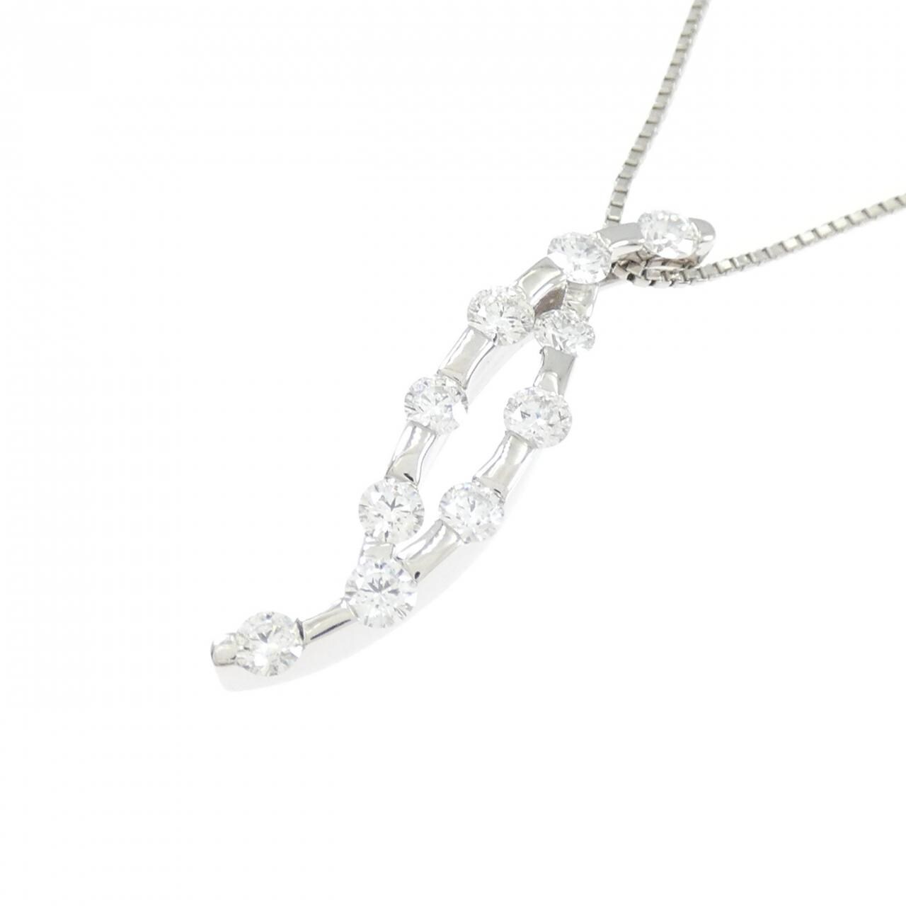 PT900/PT850 ダイヤモンド ネックレス 0.50CT