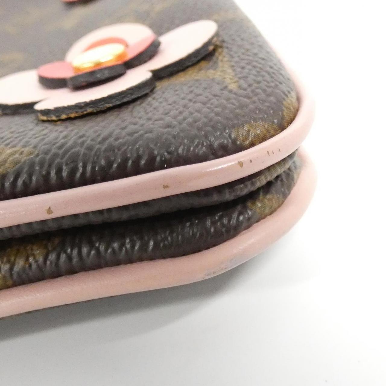 ルイヴィトン モノグラム(フラワー) ポシェット ドゥーブル ジップ M63905 ショルダーバッグ