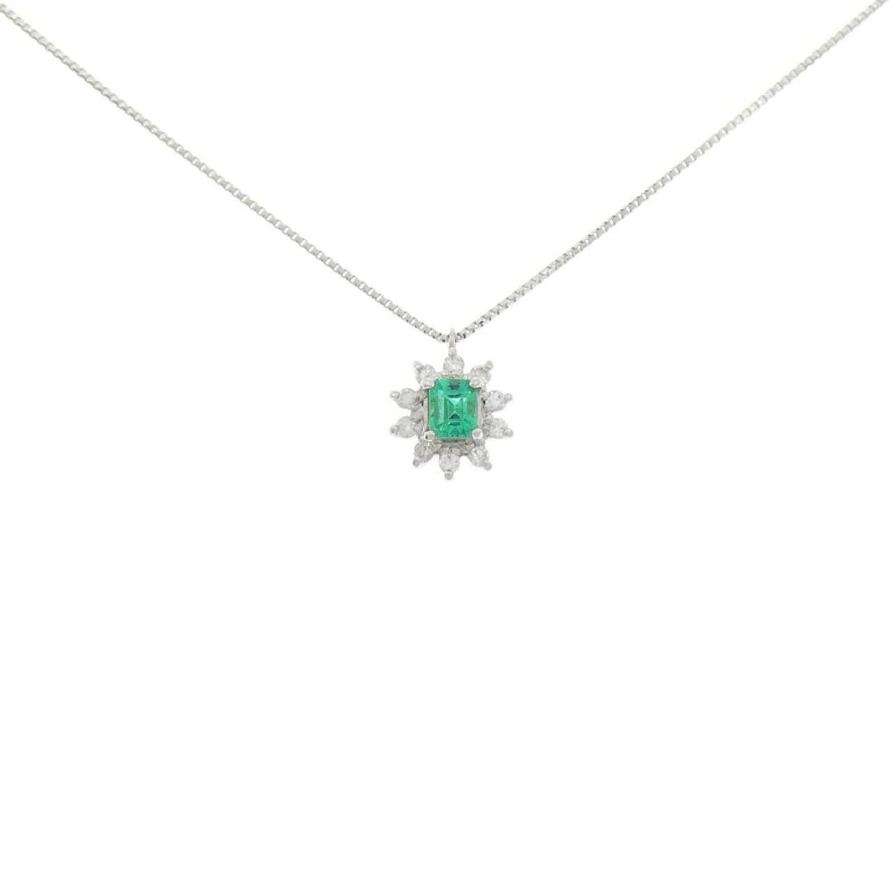 PT エメラルド ネックレス 0.15CT
