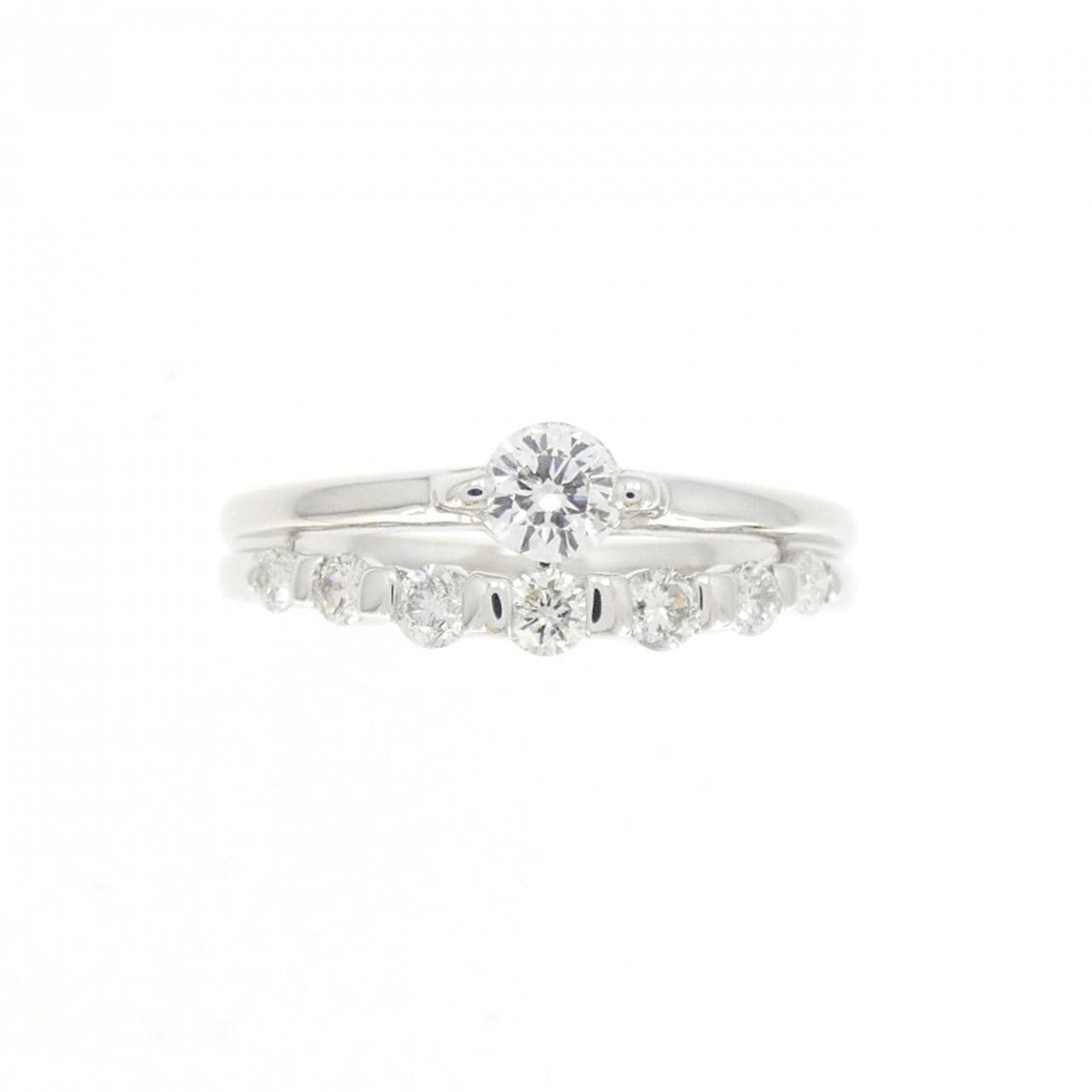 K18WG ダイヤモンド リング 0.188CT