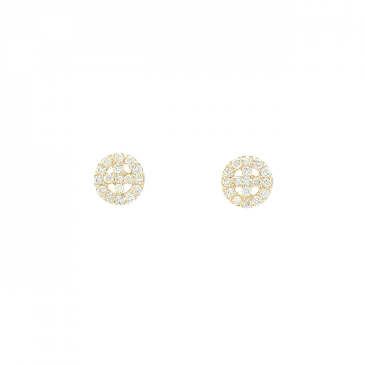 【リメイク】K18YG ダイヤモンド ピアス 0.20CT