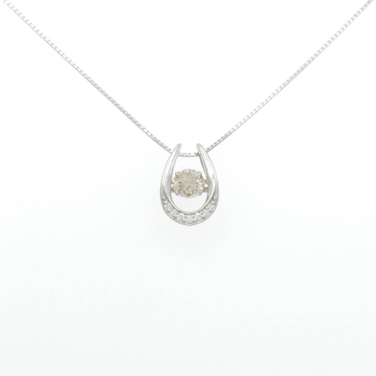 PT900/PT850 ダイヤモンド ネックレス 0.721CT
