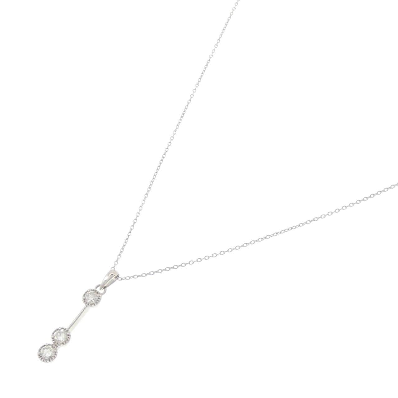 PT900/PT850 ダイヤモンド ネックレス 0.30CT