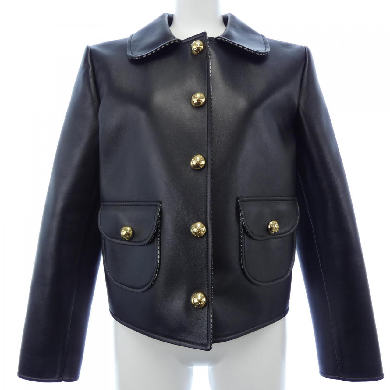 セリーヌ CELINE トリオンフ 2F562583C レザージャケット