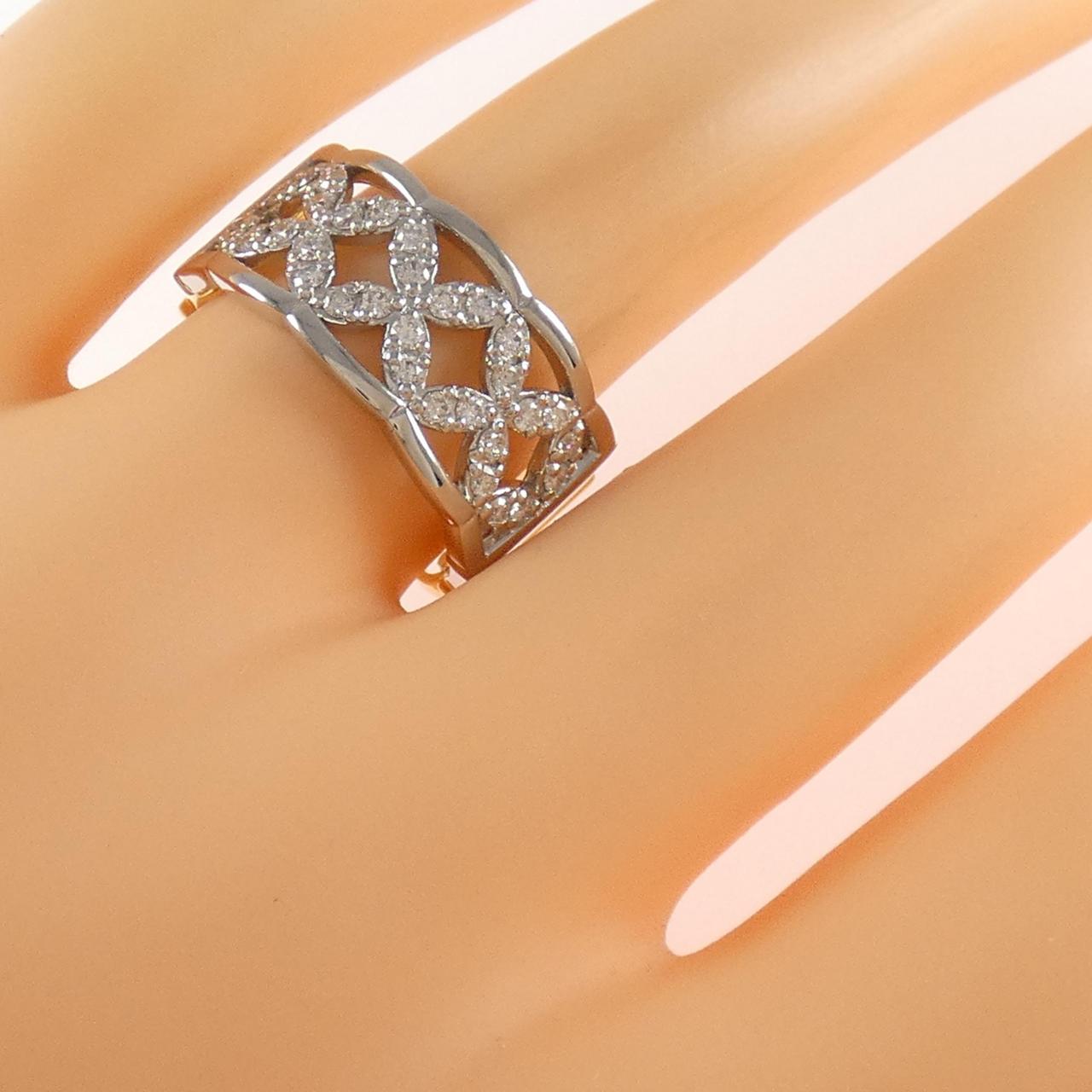 PT900/K18YG ダイヤモンド リング 0.50CT