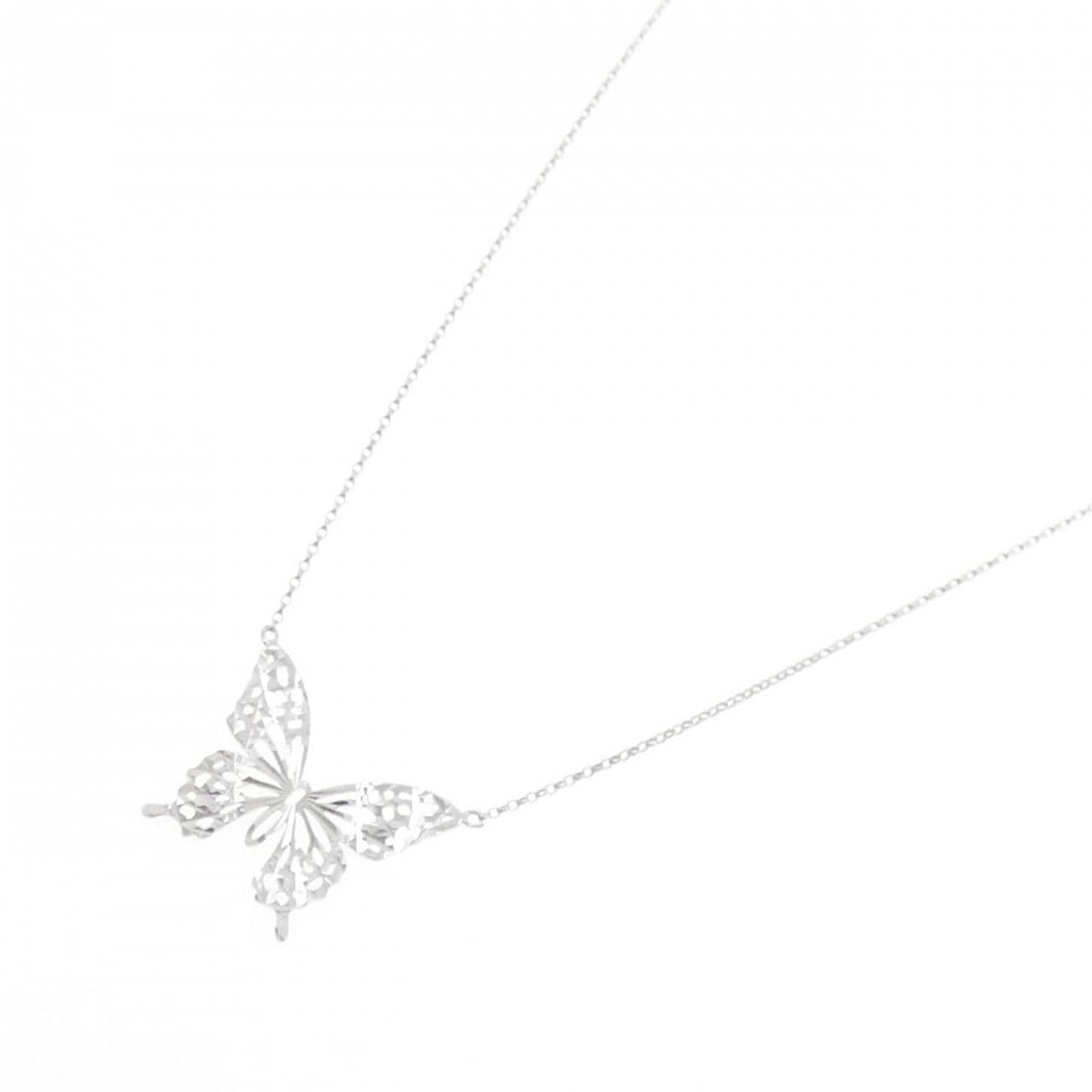 K10WG バタフライ ネックレス