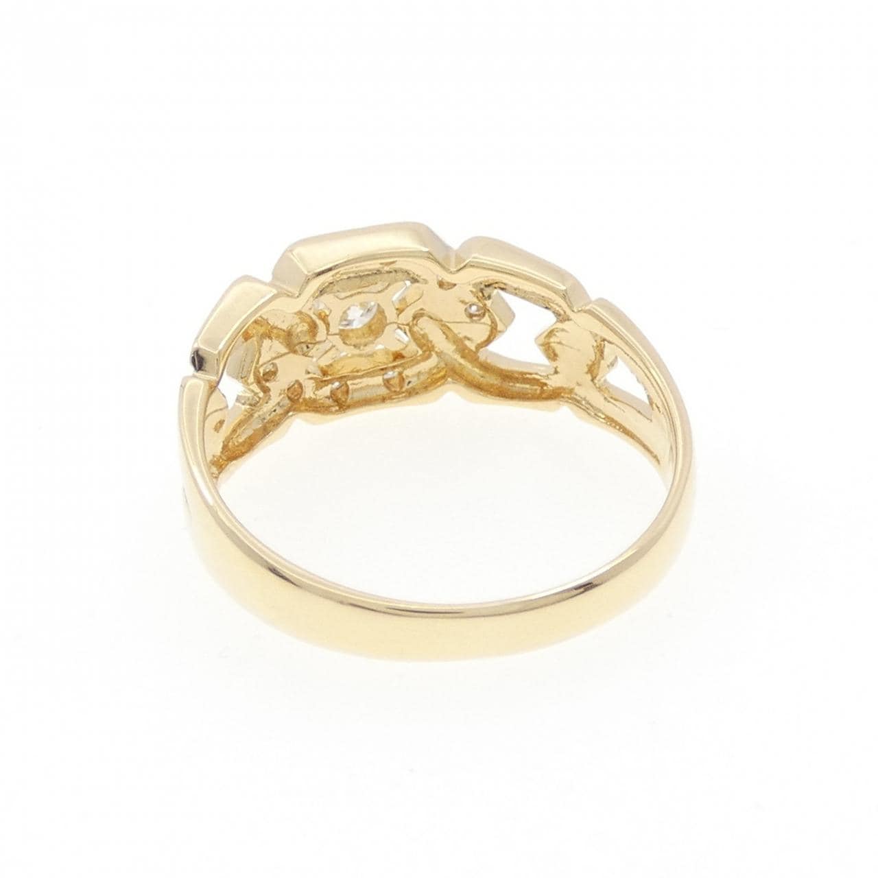 K18YG ダイヤモンド リング 0.10CT