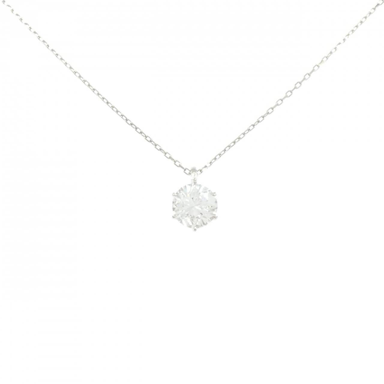 PT900/PT850 ダイヤモンド ネックレス 1.096CT F VS1 Good