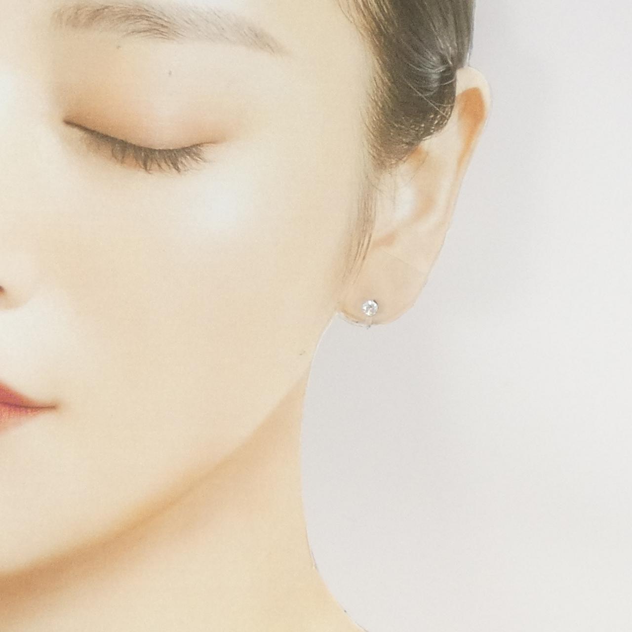 PT900单钻鑽石耳環 0.30CT