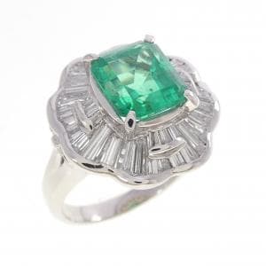 PT900 エメラルド リング 2.54CT コロンビア産