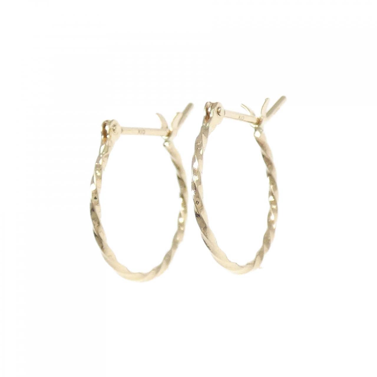 アガット K10YG ピアス