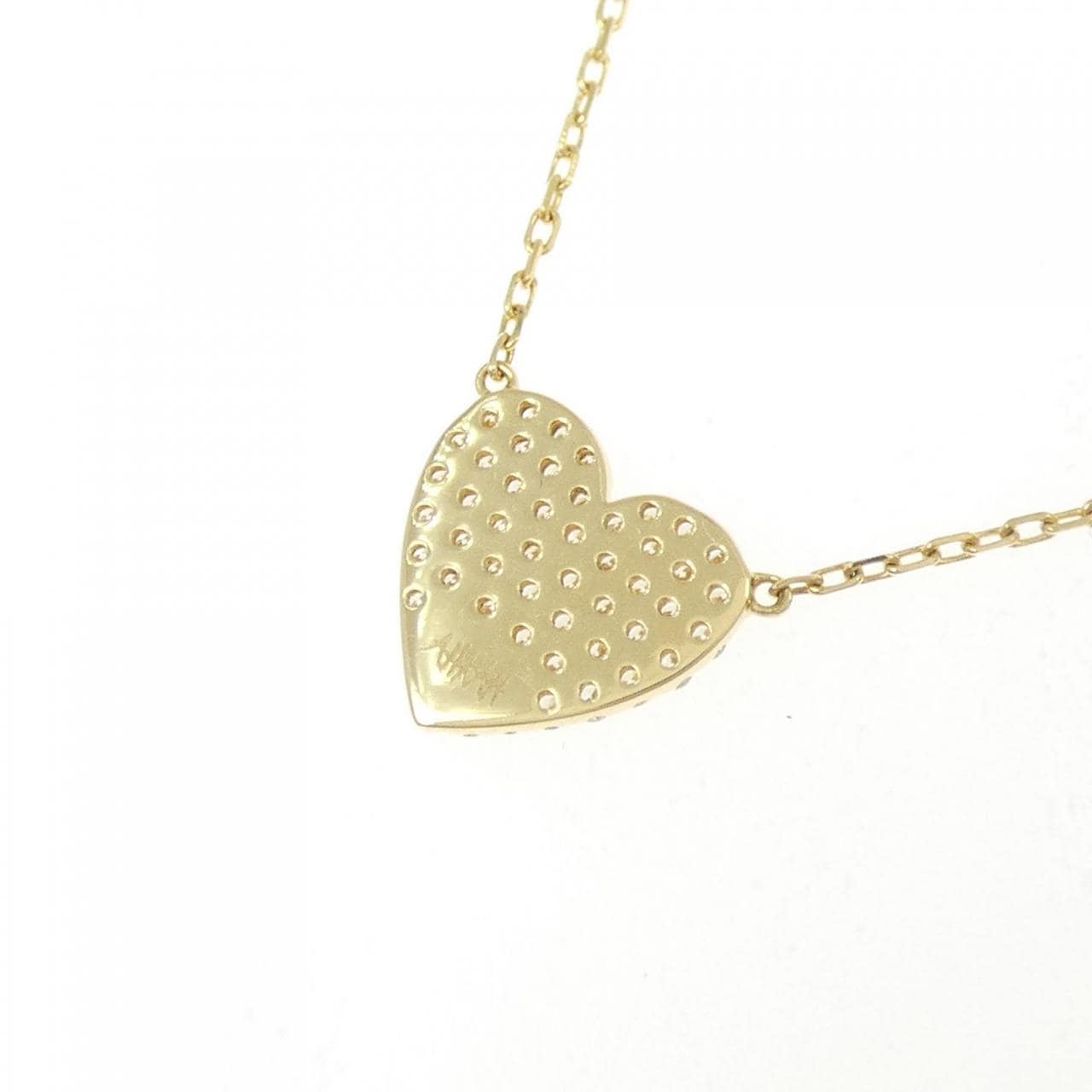 アーカー ハート パヴェ ミディ ネックレス 0.25CT