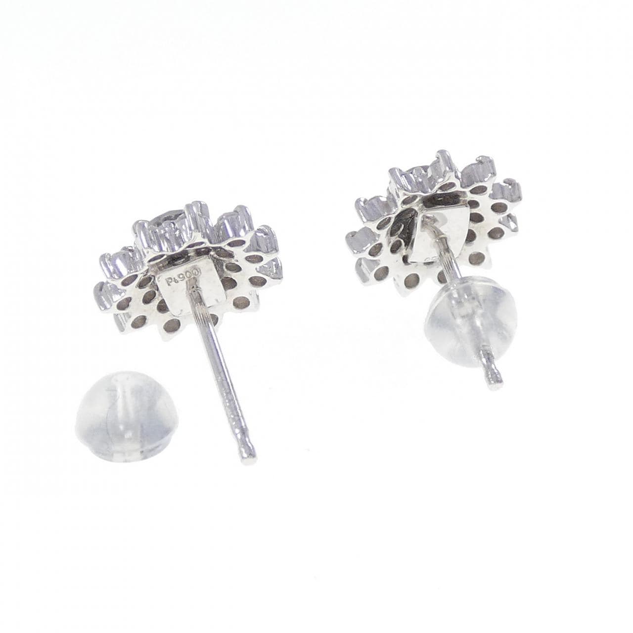 PT900 ダイヤモンド ピアス 1.07CT