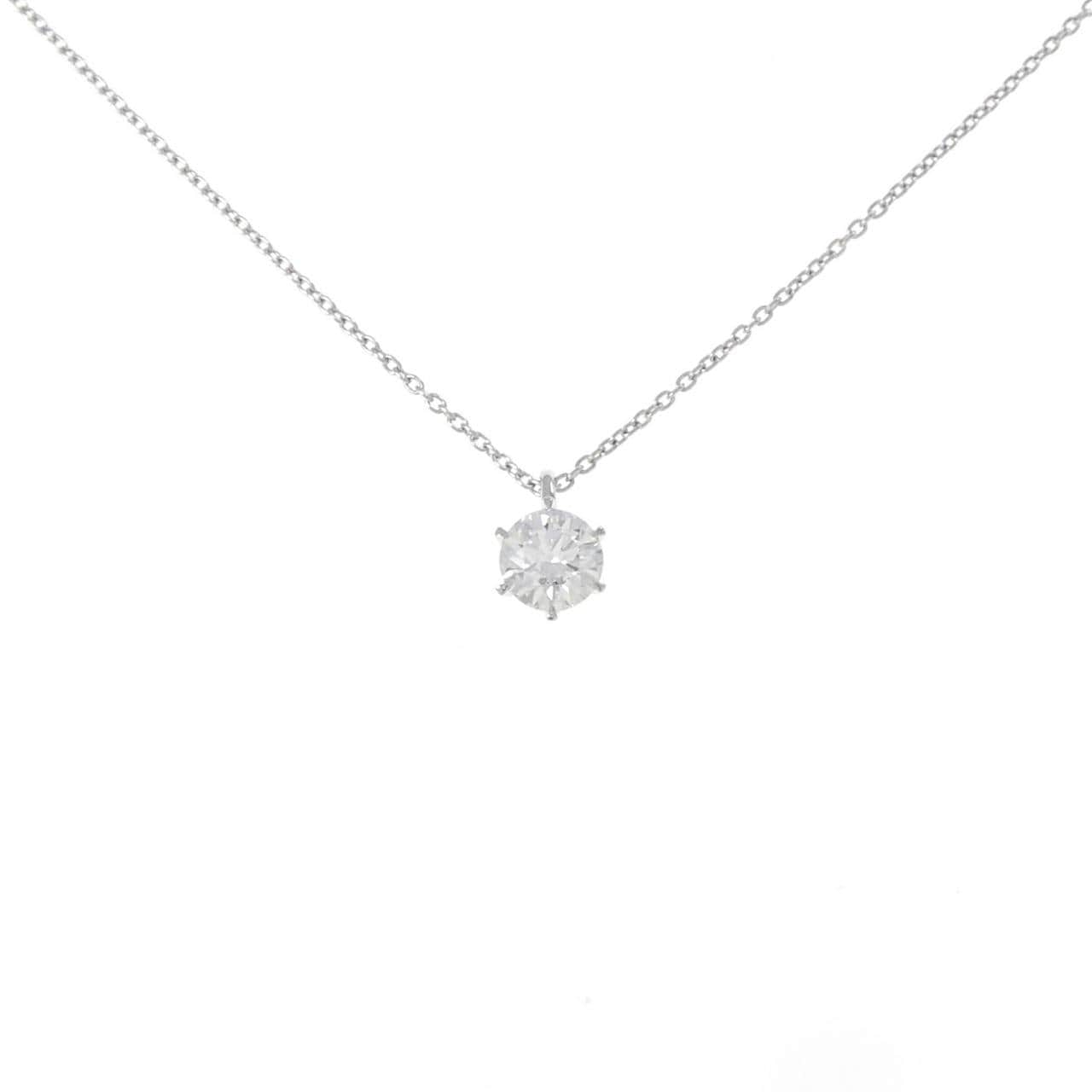 【リメイク】PT900/PT850 ダイヤモンド ネックレス 0.627CT E VVS2 3EXT H＆C