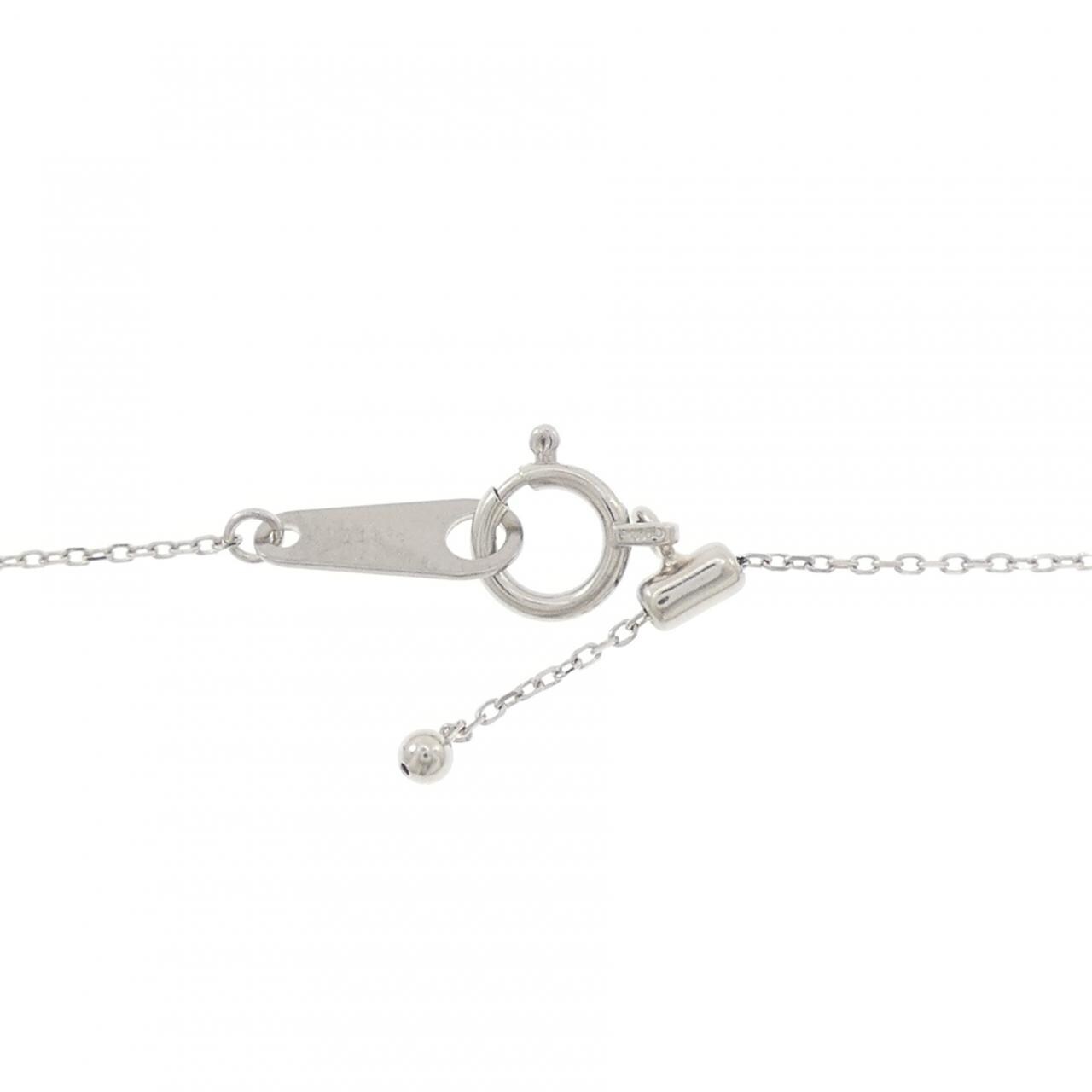 PT950/PT850 フラワー ダイヤモンド ネックレス 1.00CT