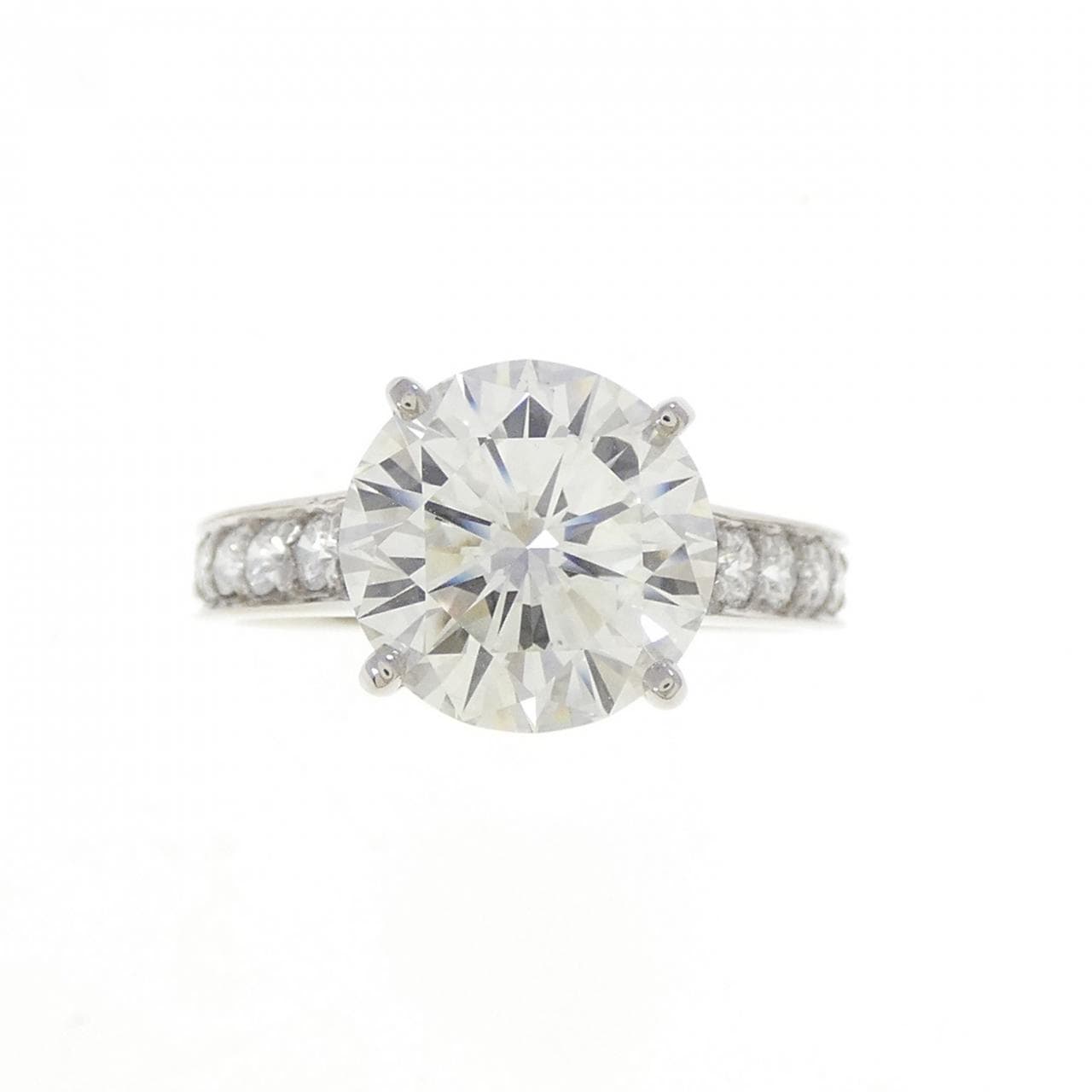 PT900 ダイヤモンド リング 3.383CT I VVS2 VG