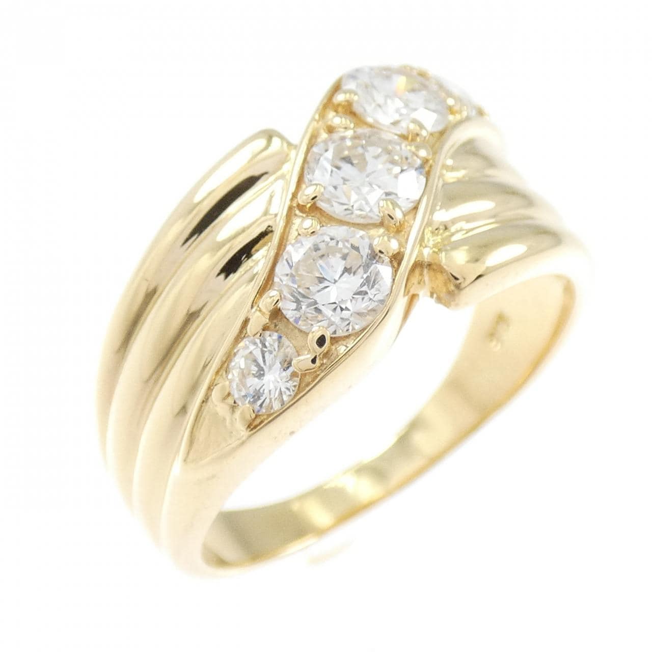 K18YG ダイヤモンド リング 1.00CT