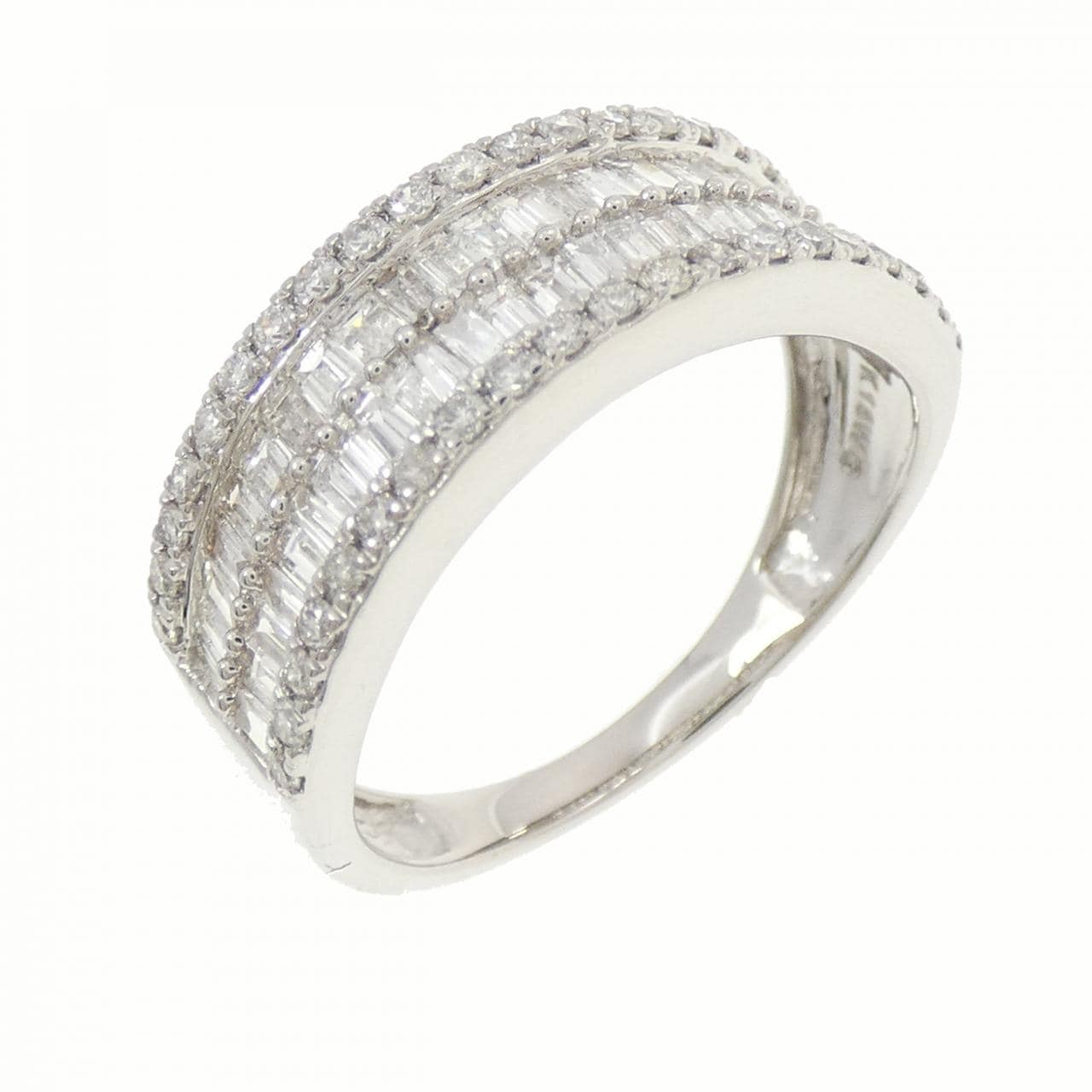 K18WG ダイヤモンド リング 1.00CT