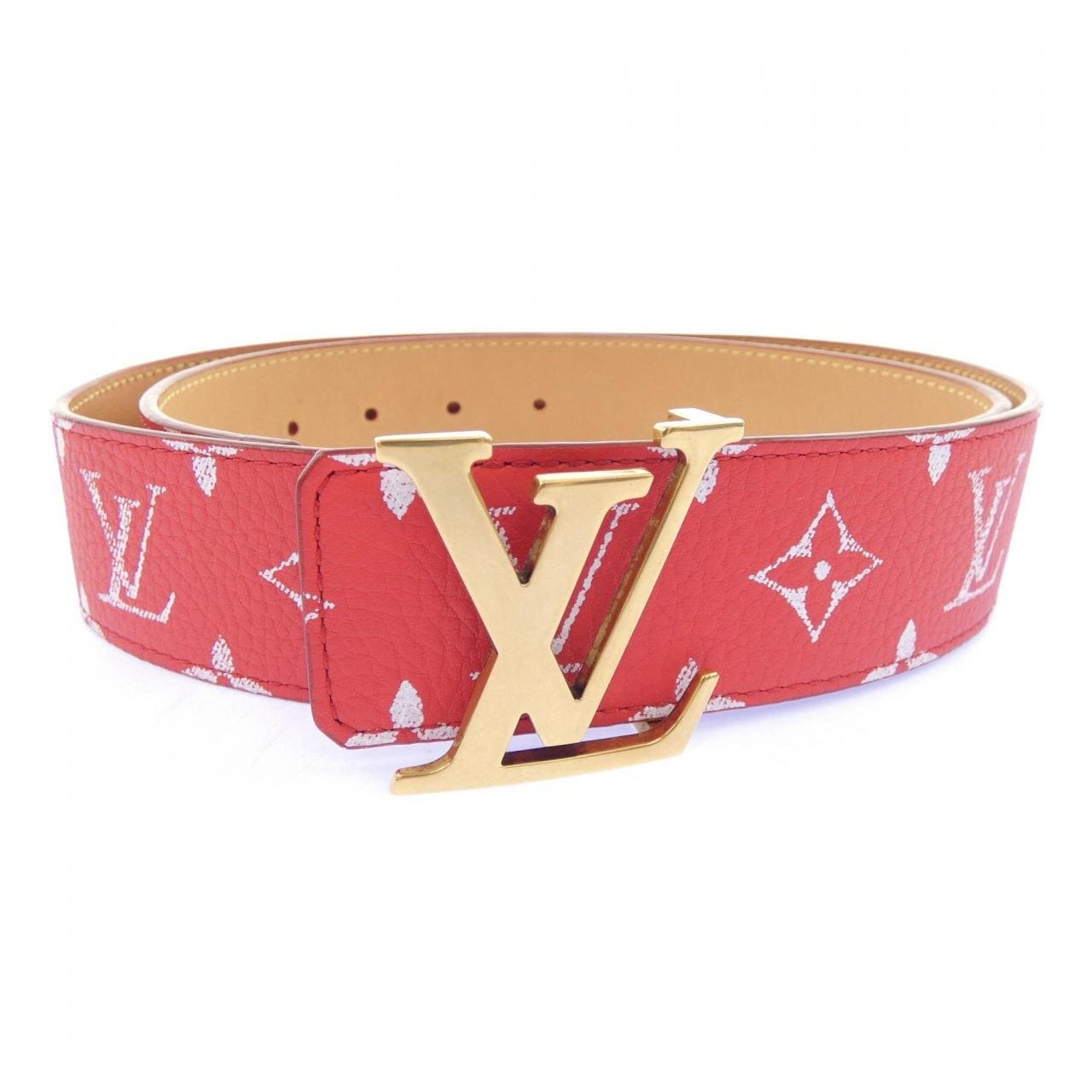 ルイ・ヴィトン ベルト LV イニシャル リバーシブル ベルト モノグラム