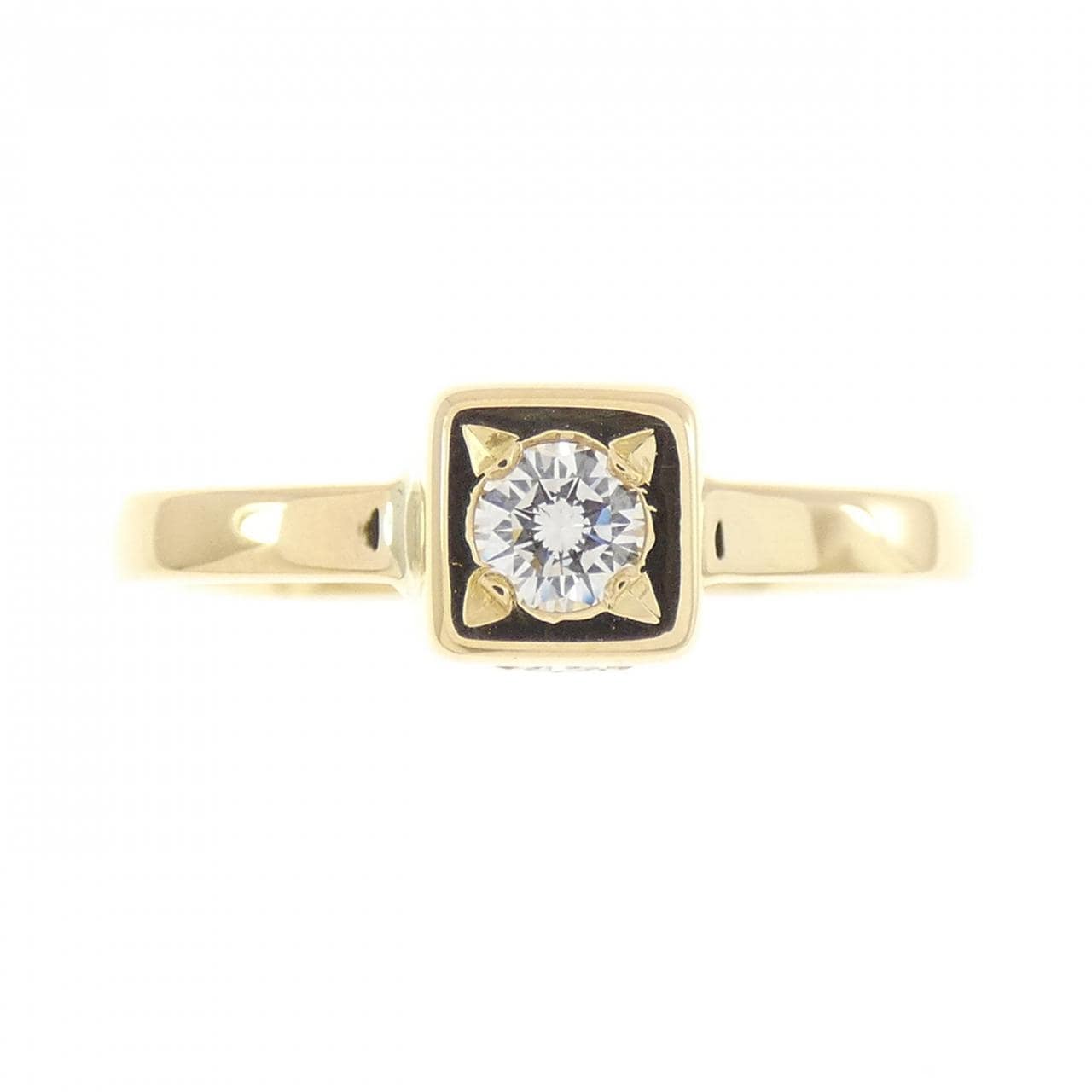 750YG ダイヤモンド リング 0.28CT