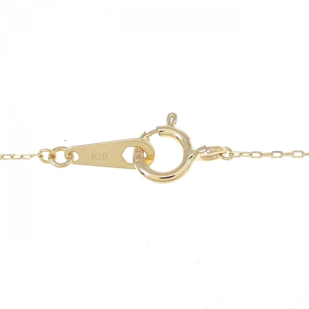 K18YG ダイヤモンド ネックレス 0.20CT