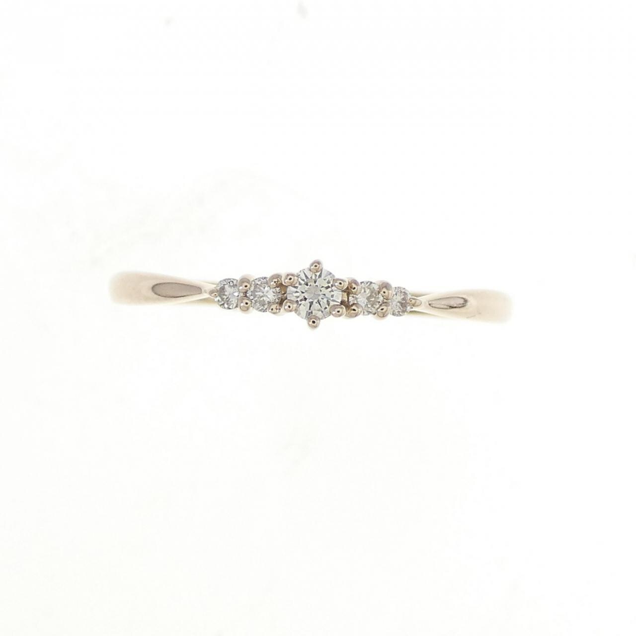 K18YG ダイヤモンド リング 0.08CT