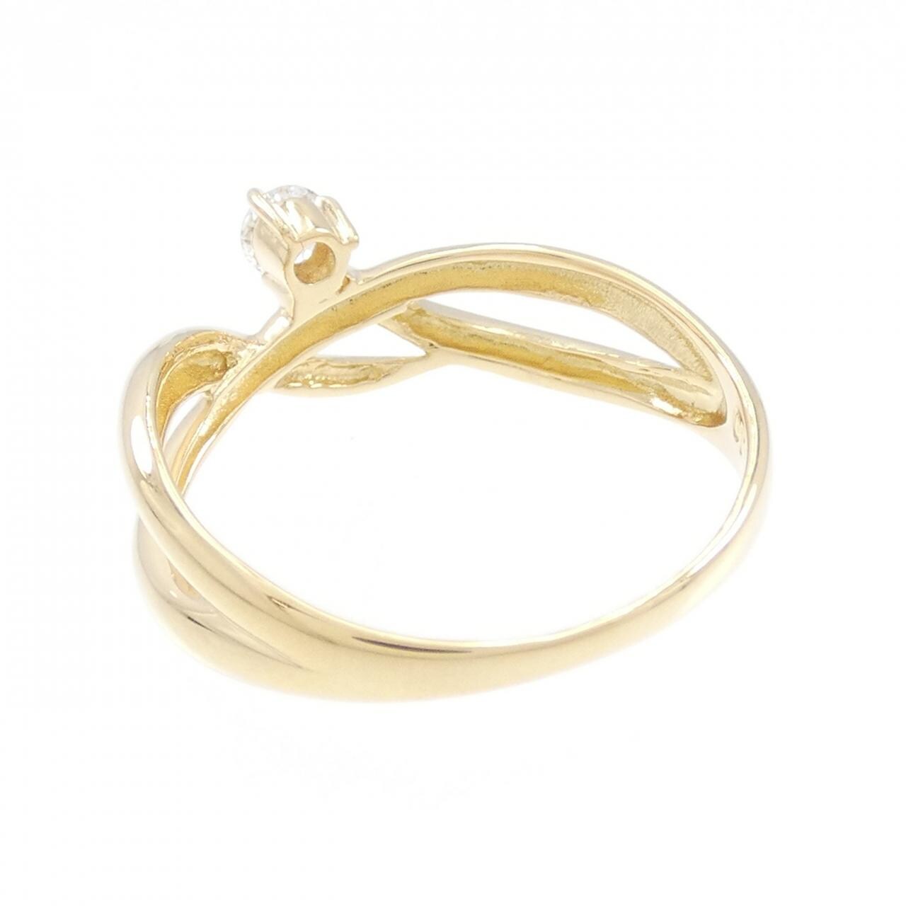K18YG ダイヤモンド リング 0.10CT