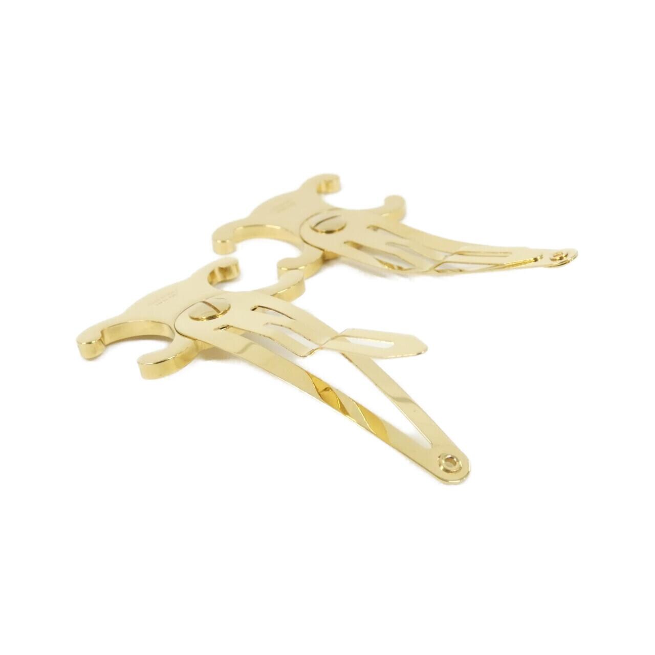 セリーヌ トリオンフ スナップ クリップ 46Z656BSL ヘアークリップ