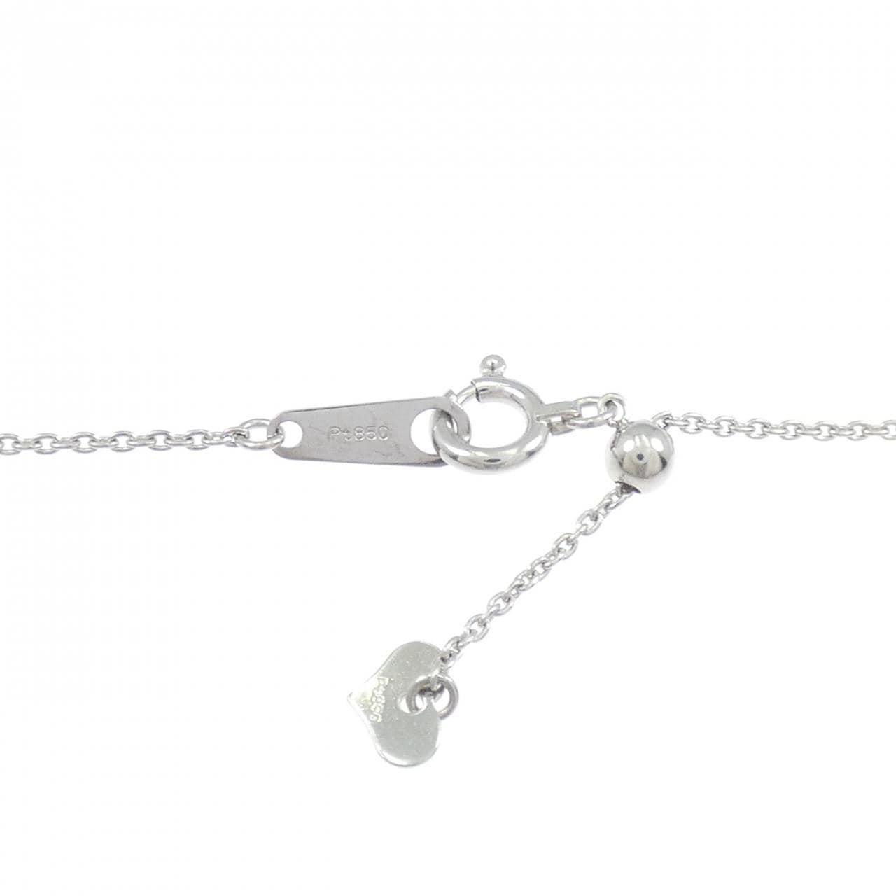 PT900/PT850 ダイヤモンド ネックレス 0.475CT E VVS2 3EXT H&C