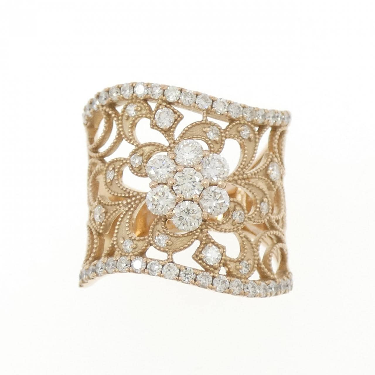 K18PG ダイヤモンド リング 1.00CT