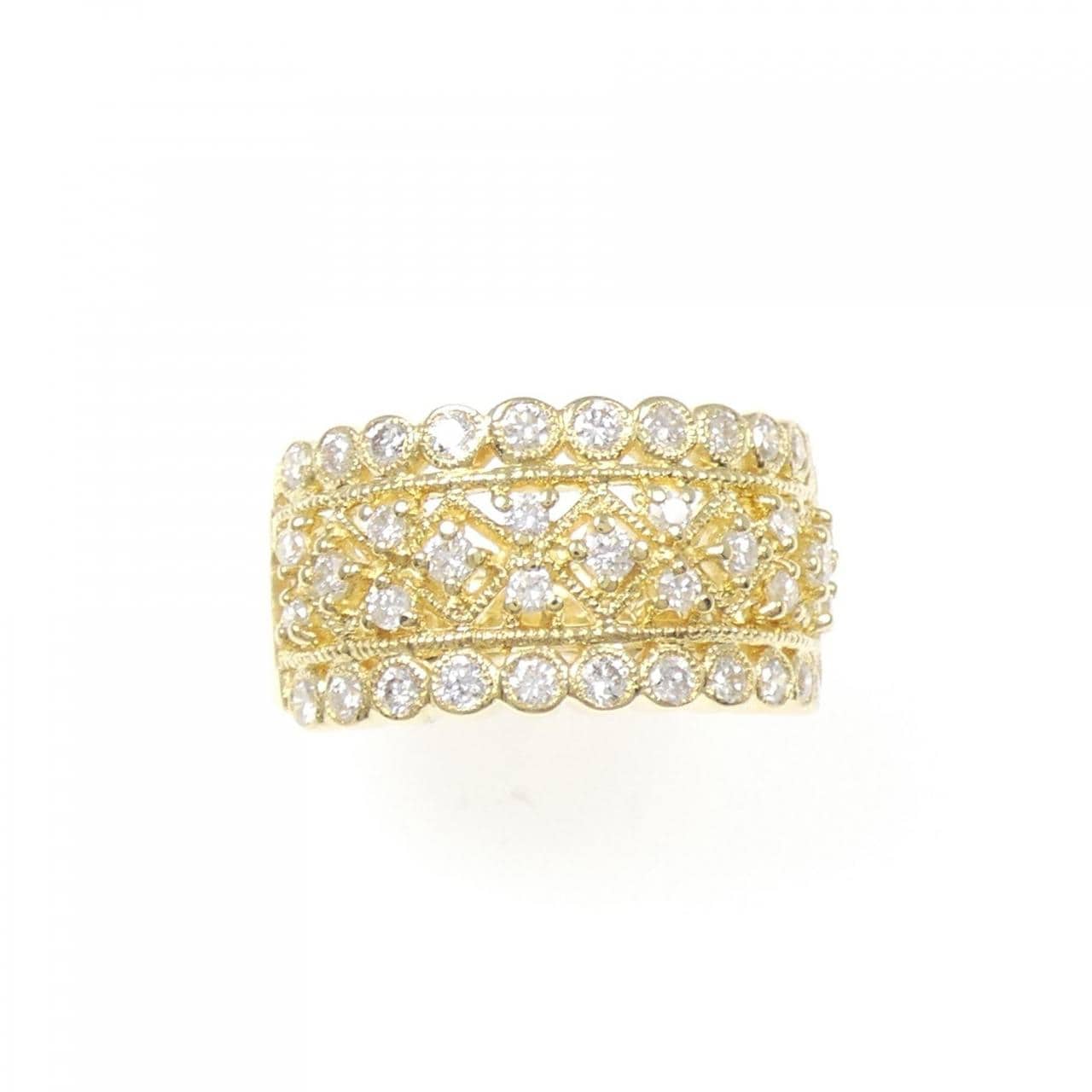 K18YG ダイヤモンド リング 0.80CT