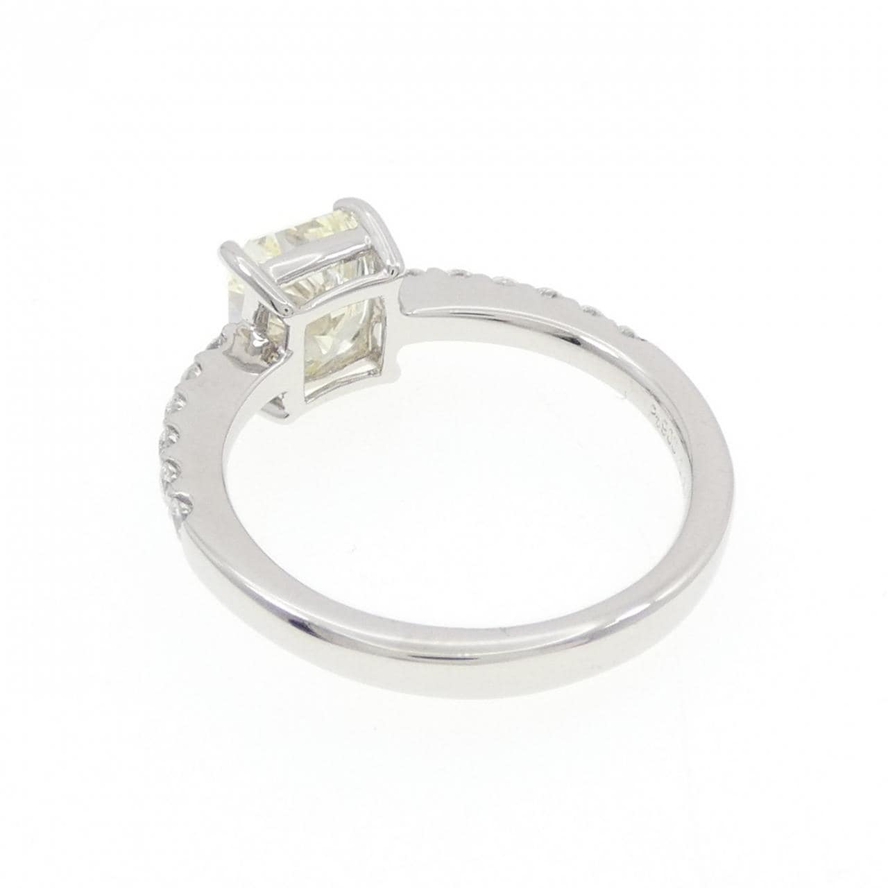 【リメイク】PT900 ダイヤモンド リング 1.30CT LY VS2 ファンシーカット