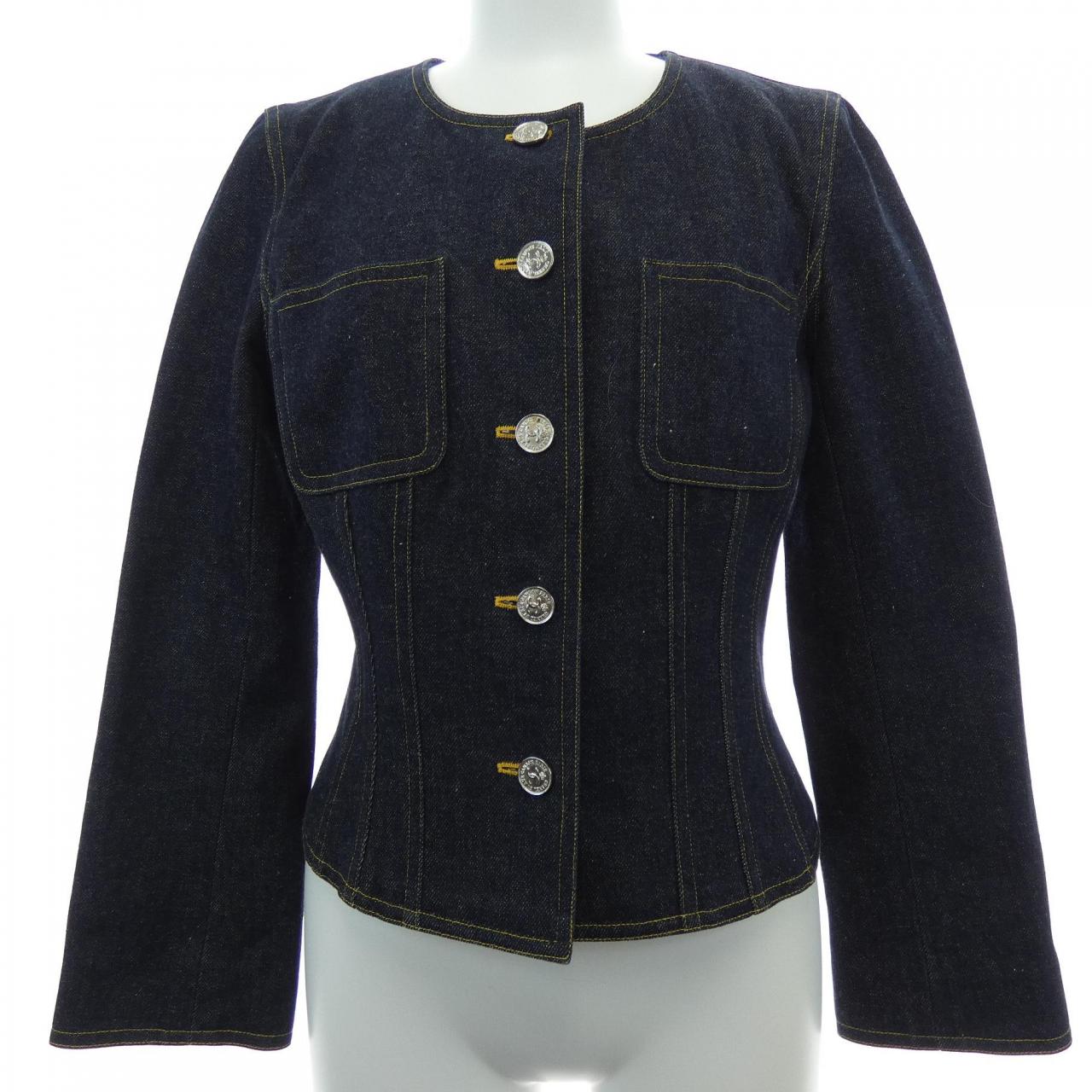 【ヴィンテージ】シャネル CHANEL P07055V04732 96P. デニムジャケット