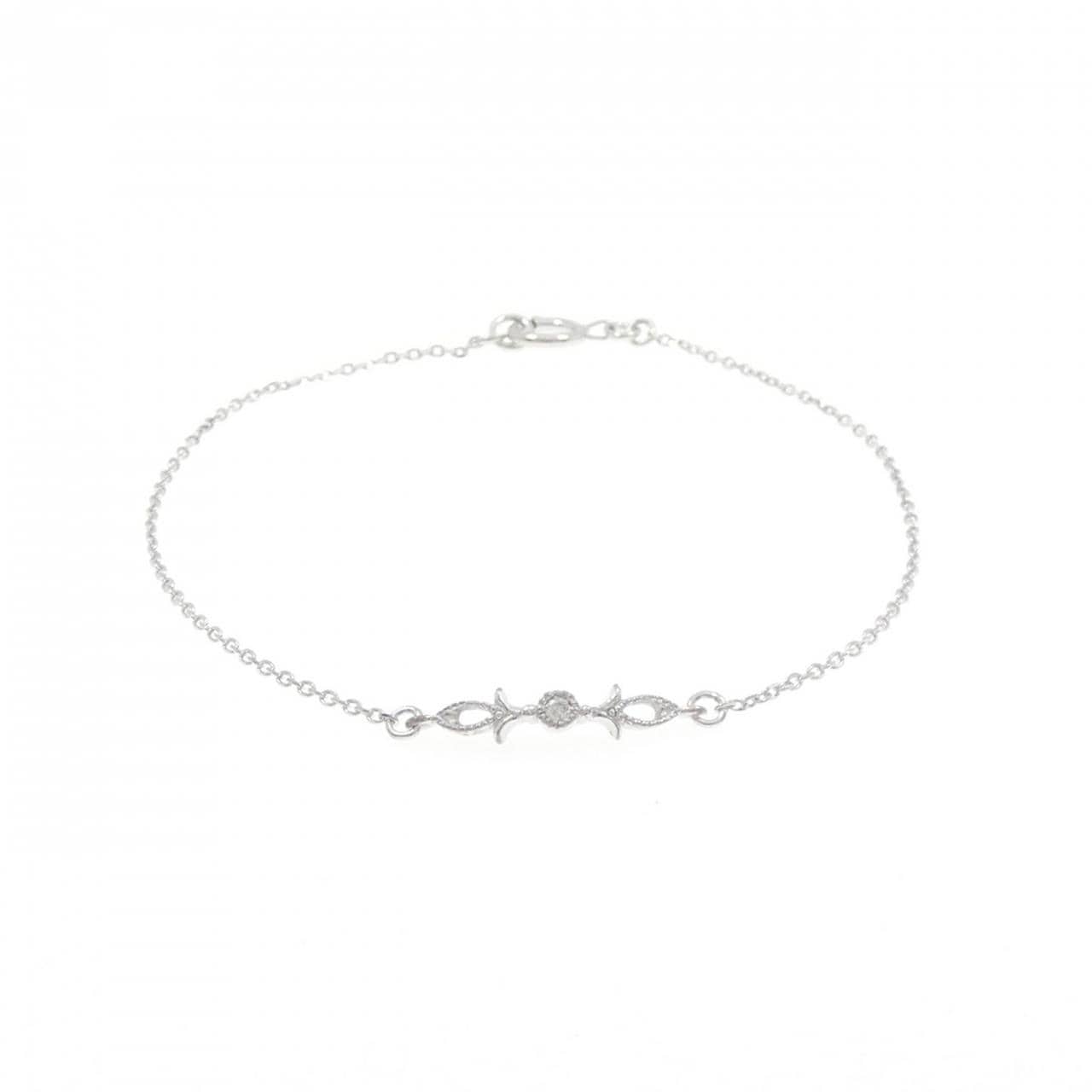 K10WG ダイヤモンド ブレスレット