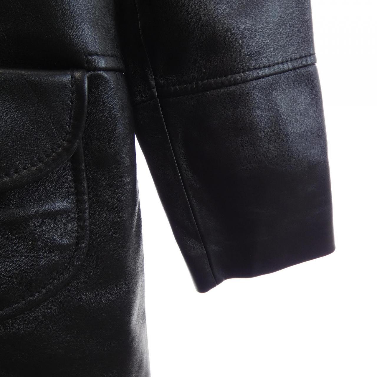 セリーヌ CELINE クロディーヌカラー 2D561583C レザーコート