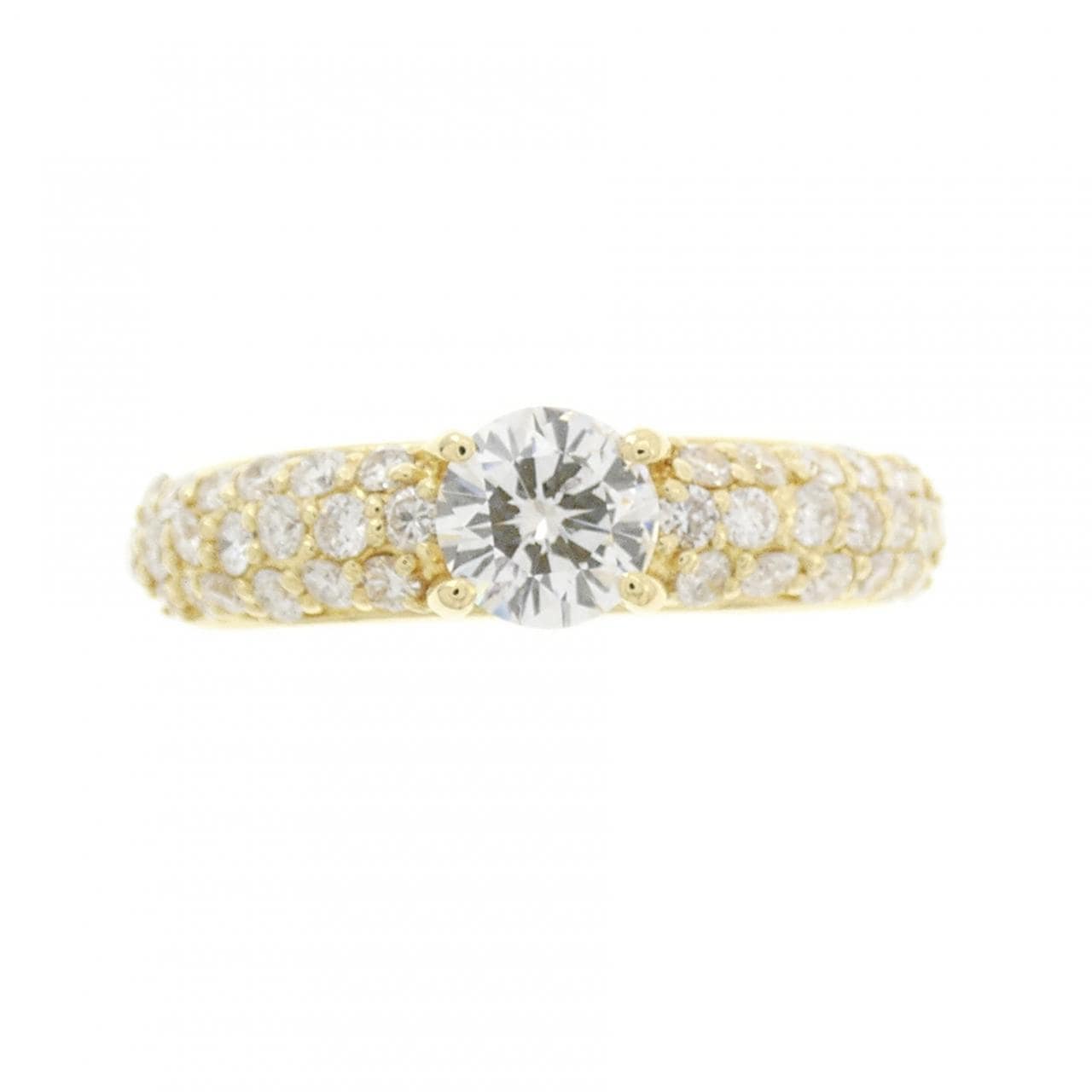 K18YG ダイヤモンド リング 0.52CT