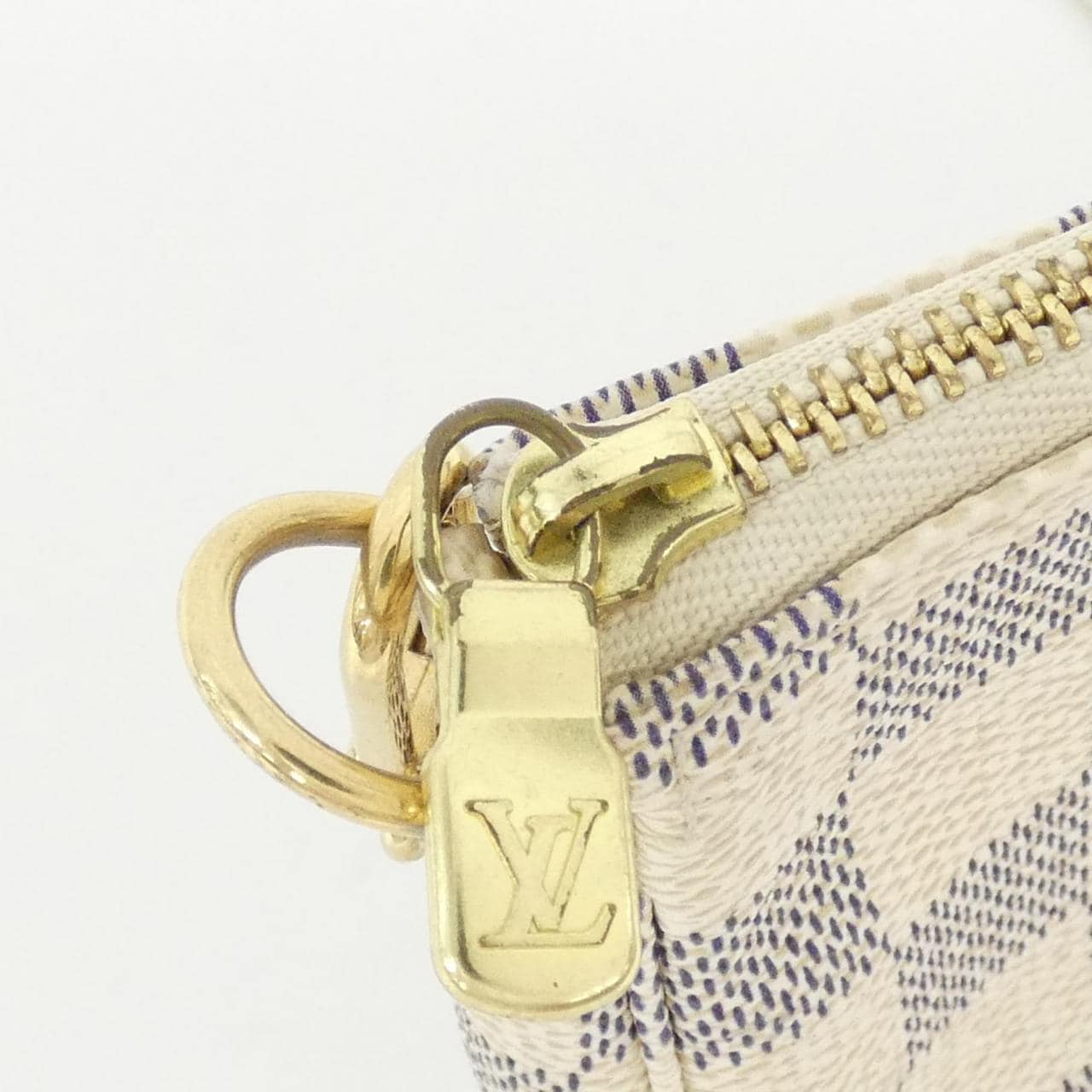 LOUIS VUITTON Damier Azur Mini Pochette Accessoire N58010 Accessory Pouch