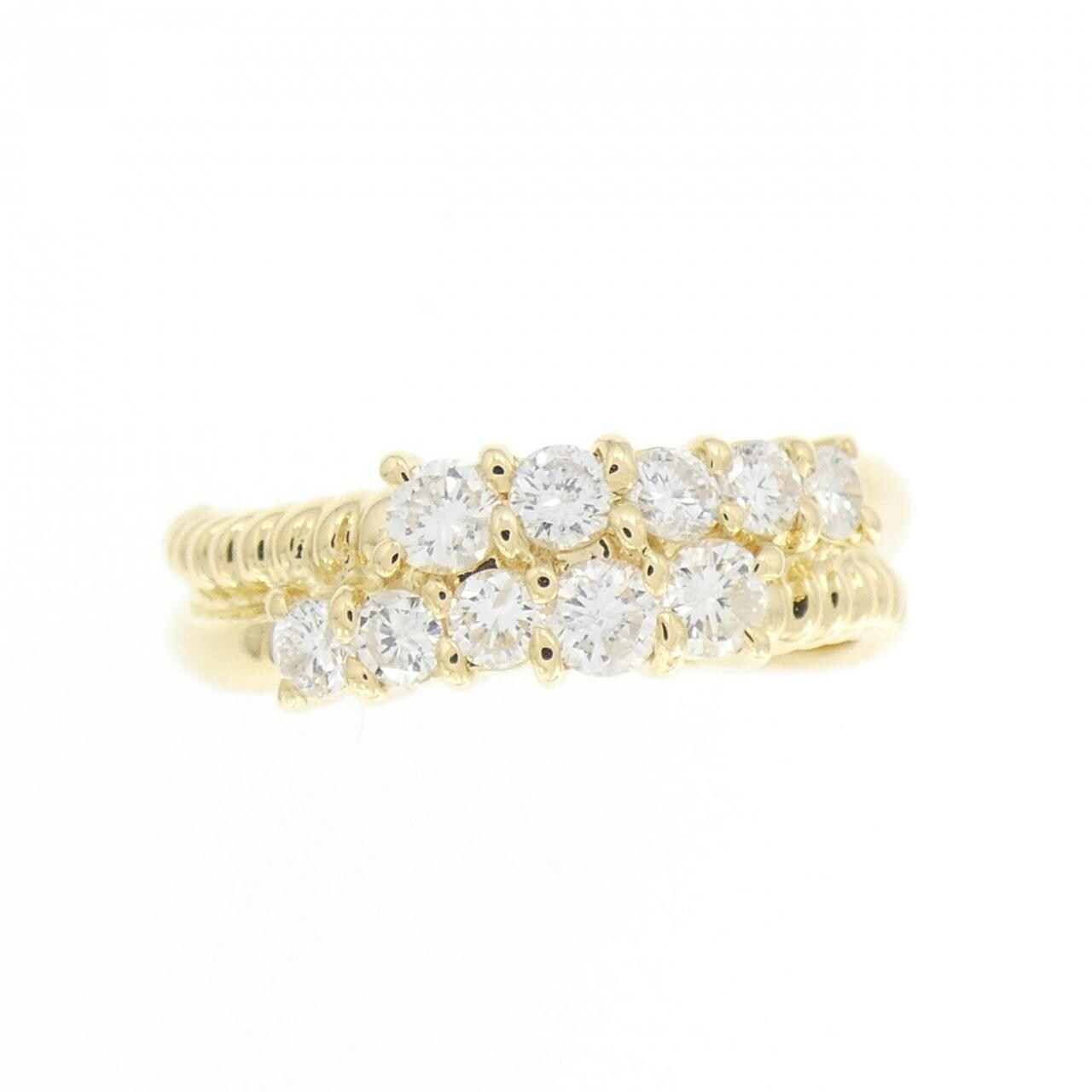 K18YG ダイヤモンド リング 0.50CT