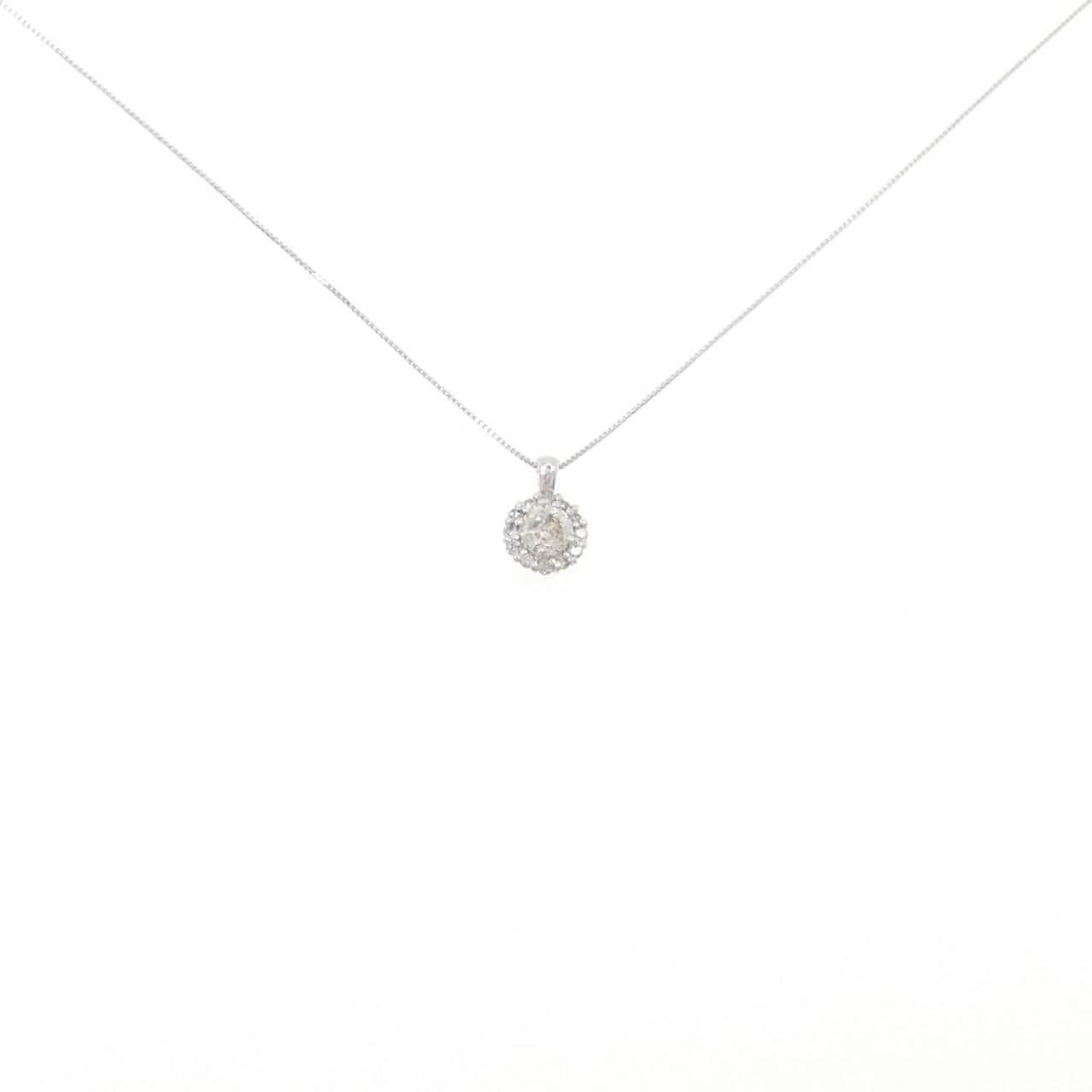 K10WG ダイヤモンド ネックレス 0.27CT