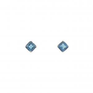 【新品】K18YG ブルートパーズ ピアス 0.74CT