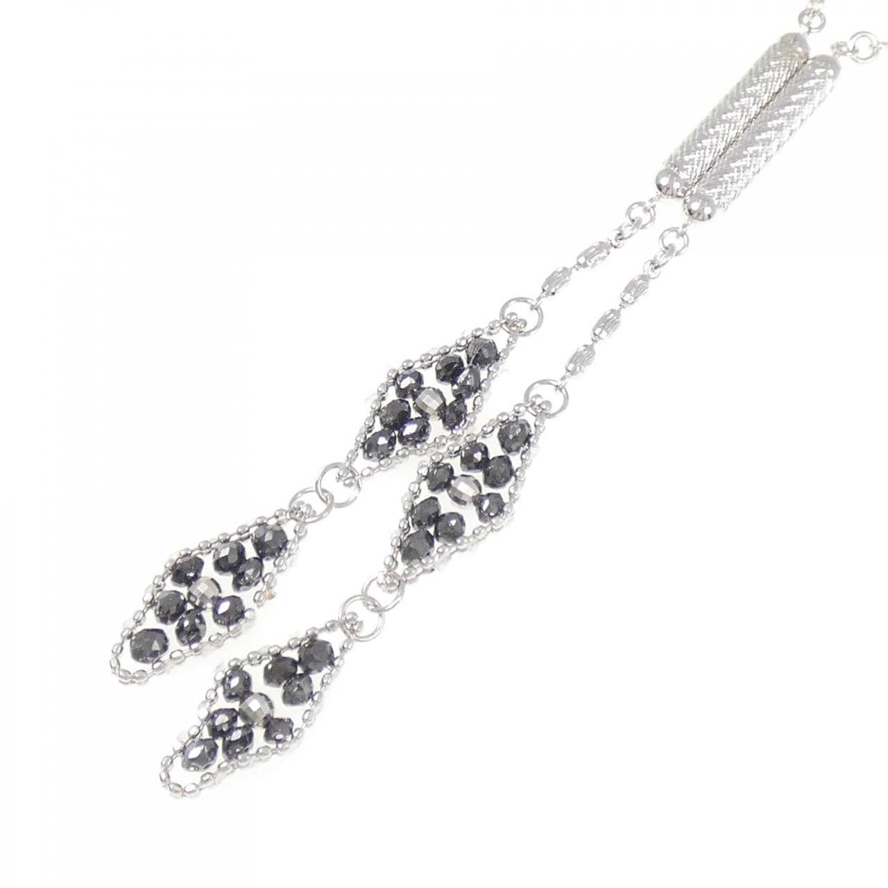 K18WG ダイヤモンド ネックレス 8.00CT