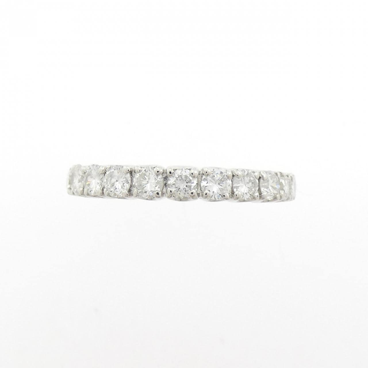 PT900 ハーフエタニティ ダイヤモンド リング 1.00CT