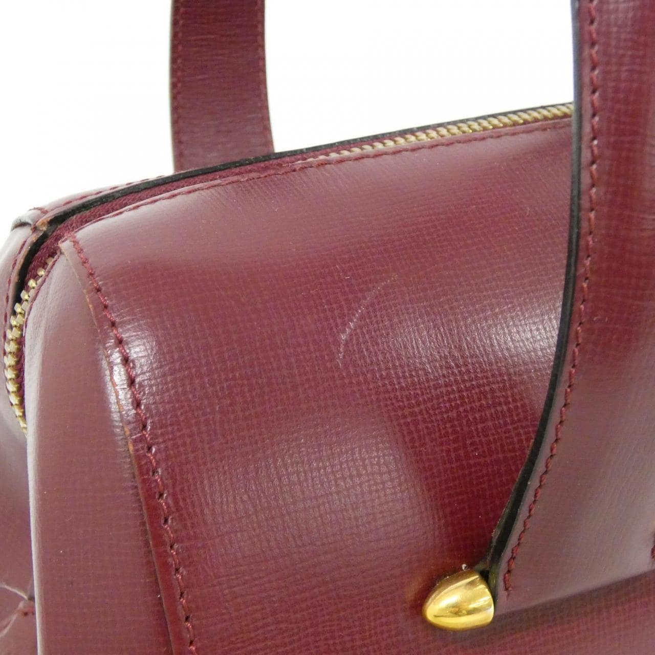 【ヴィンテージ】カルティエ ボストンバッグ