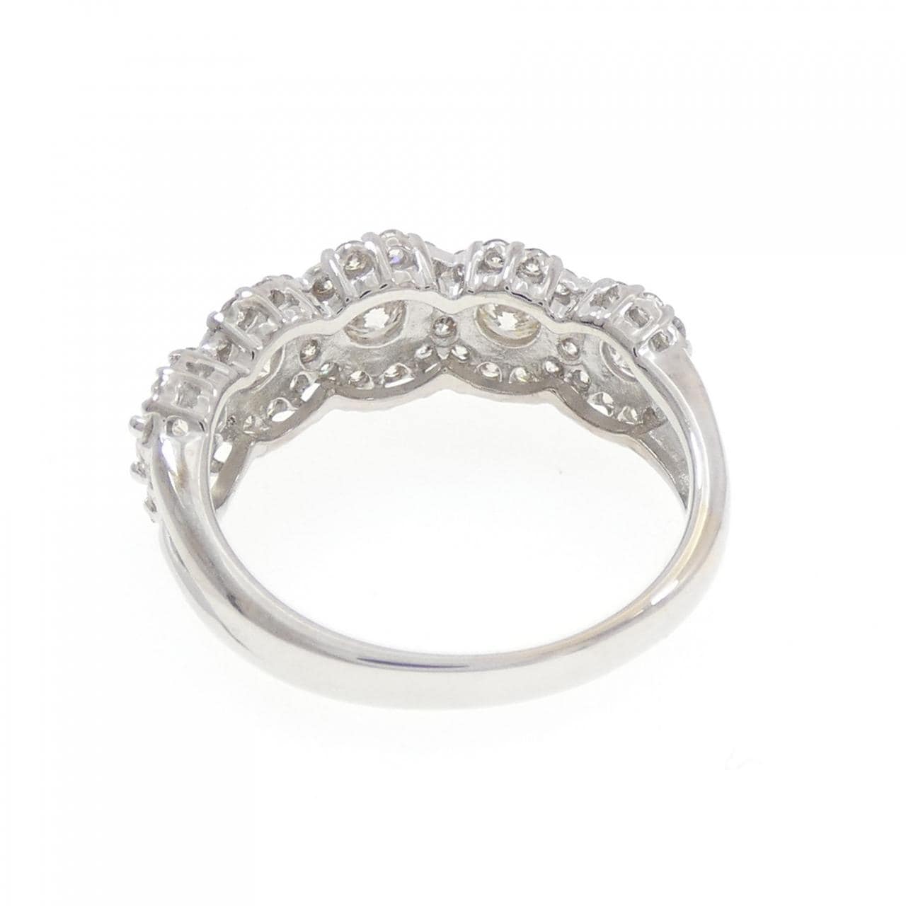 K18WG ダイヤモンド リング 1.00CT