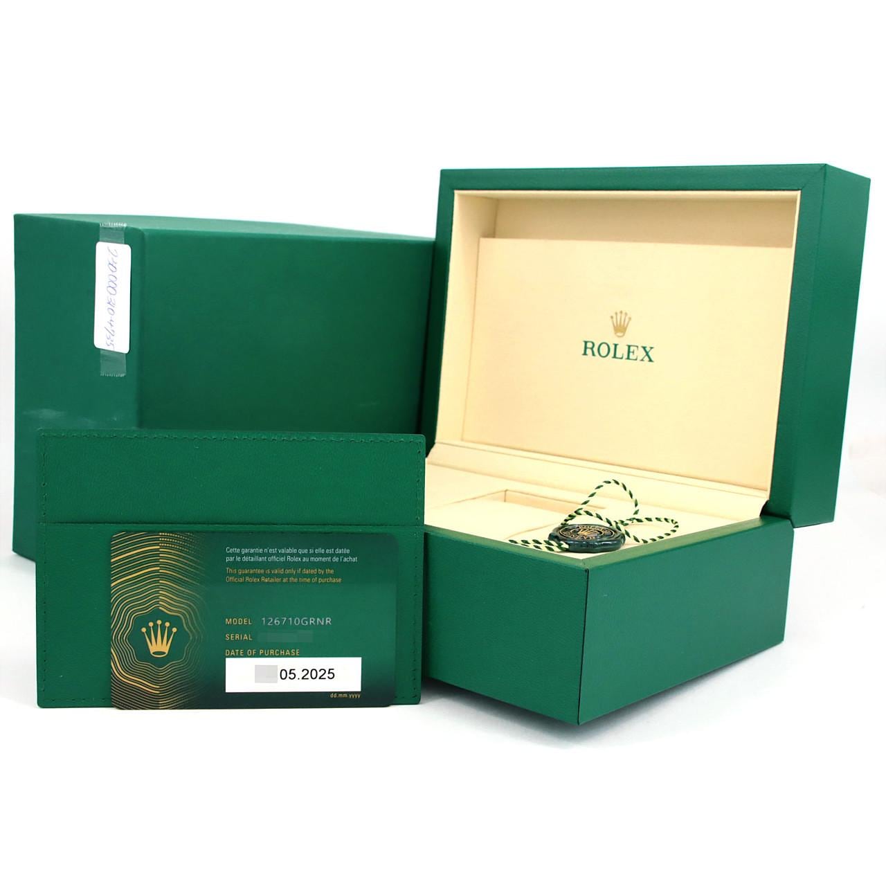 ROLEX GMT Master II 126710GRNR･5 SS自动上弦随机编号