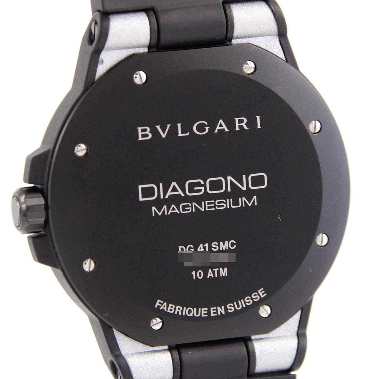 ブルガリ ディアゴノマグネシウム DG41SMC/DG41C6SMCVD マグネシウム&PEEK 自動巻